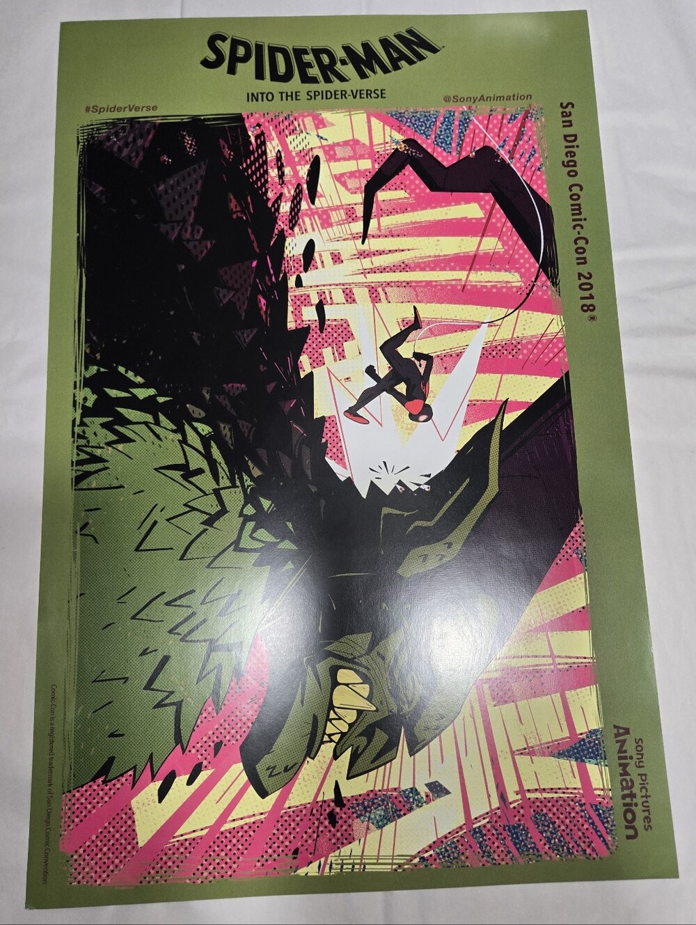 Marvel/Sony 2018 SDCC Exclusive Into the Spiderverse Poster